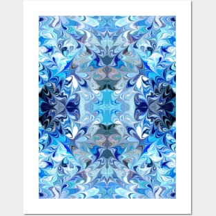 Carl Clarx Design - Blue Ice Two - Posters and Art